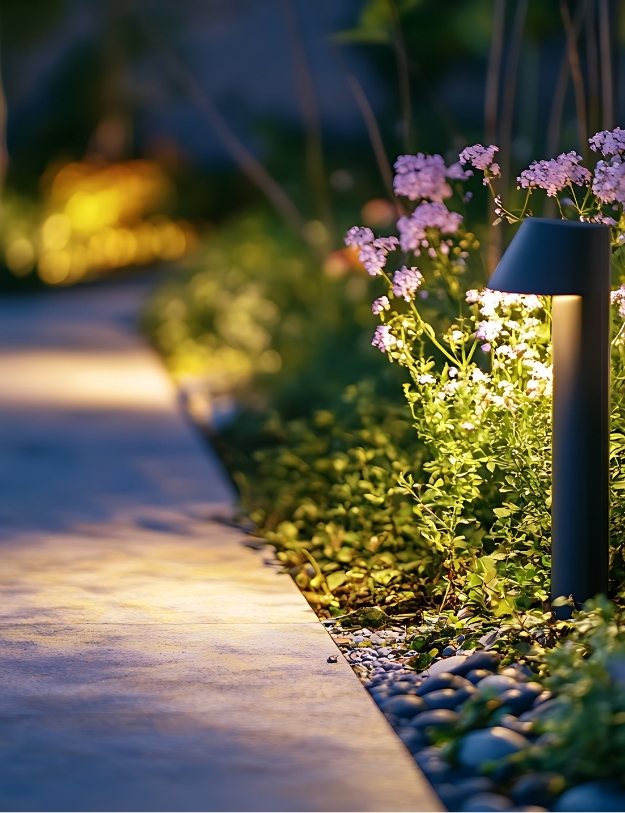 BrightStar Solar-Powered Garden Lights
