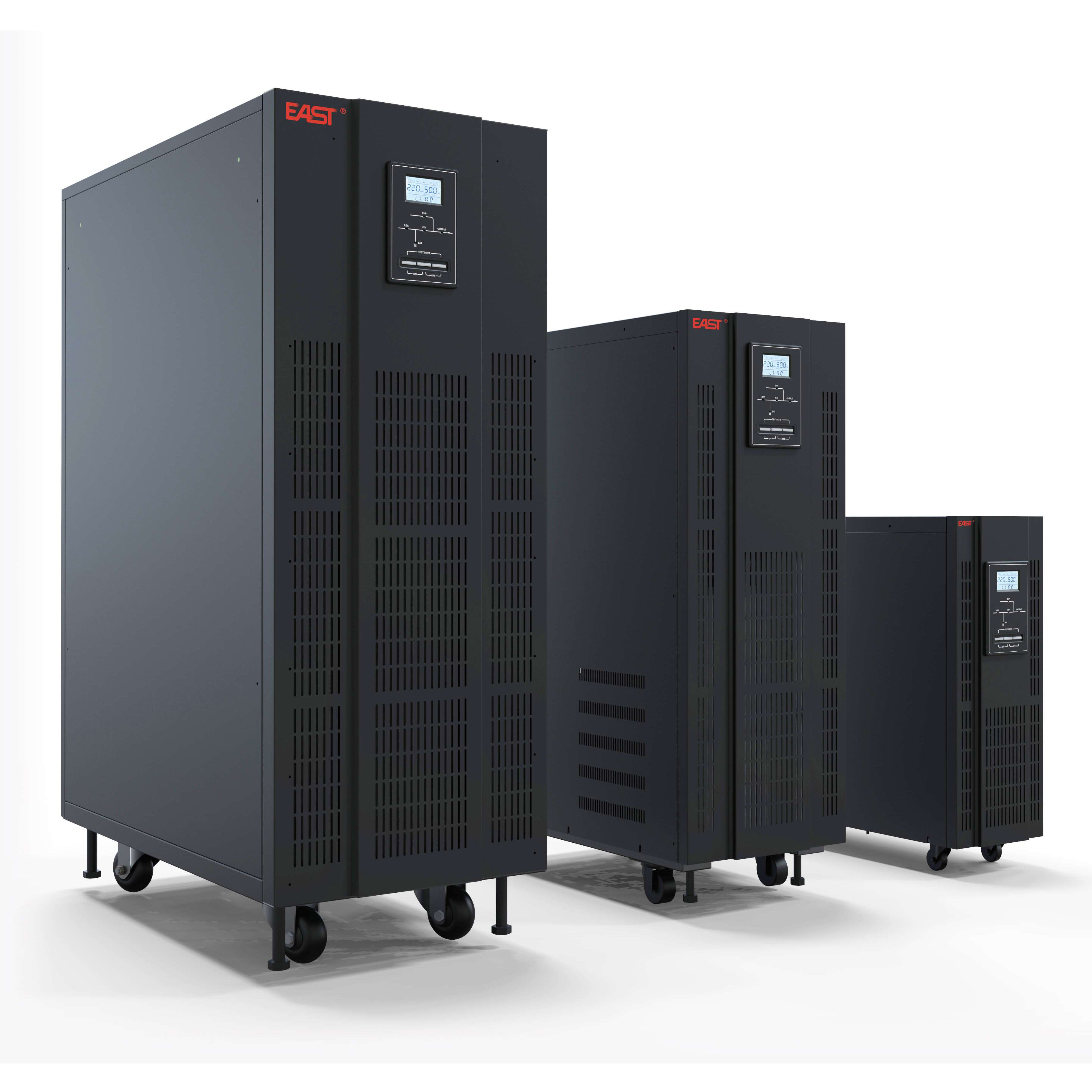 EAST UPS single phase EA800, 15KVA/12KW, tower model,  230V/50Hz input and 230V/50Hz  output, Long time model with 12A  charger