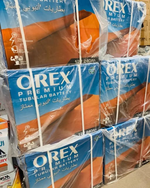 OREX TUBULAR BATTERY 240AH/12V