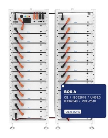 DEYE  HIGH  VOLTAGE  LITHIUM  BATTERY BOS-A RACK