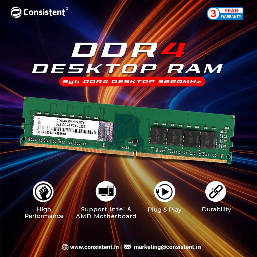 8GB DDR4 DESKTOP RAM