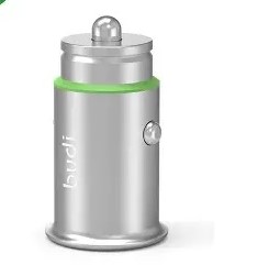 BUDI METAL USB CAR CHARGER 619