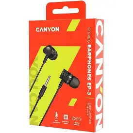 CANYON EARPHONES EP-3 MIC DARK GREY