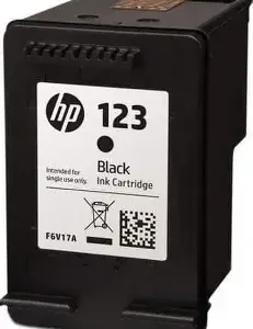 HP 123 BLACK ORIGINAL INK CARTRIDGE