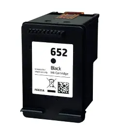 HP 652 BLACK ORIGINAL INK (F6V25AE)