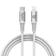 DIGIFONE CHEETAH USB C- TO LIGHTNING 2M CABLE WHITE