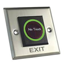ZKTECO NO TOUCH EXIST BUTTON