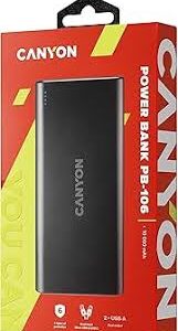 CANYON POWER BANK 10000MAH PB-106 BLACK