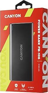 CANYON POWER BANK 10000MAH PB-106 BLACK