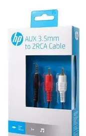 HP AUX 3.5MM TO 2RCA CABLE 1.5M (55688)