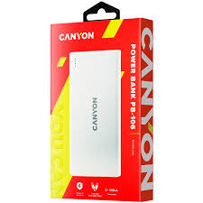 CANYON POWER BANK 10000MAH PB-106 WHITE