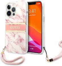 IPHONE 13 PRO GUESS MARBLE-PINK