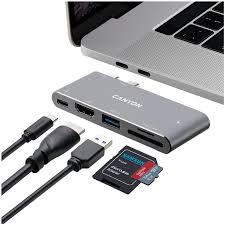 CANYON USB 7in1 T.BOLT 3 HUB DS-5 S.GREY