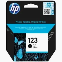 HP 123 BLACK  ORIGINAL INK CARTRIDGE