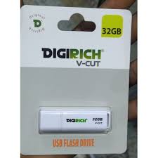 DIGIRICH USB FLASH DRIVE V-CUT 32GB