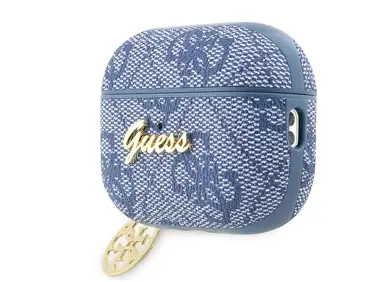 GUESS LOGO AIRPODS 1/2 CASE-BLUE