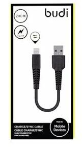 BUDI CHARGE SYNC CABLE M8J150L20-BLACK