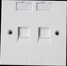DLINK CAT6 FACEPLATE (SINGLE)