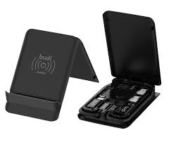 BUDI WIRELESS CHARGER MULTI-FUNCTIONAL BOX M8J515W BLACK