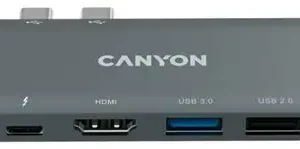 CANYON USB 8IN1 T-BOLT 4k HUB DS-8 S.GREY