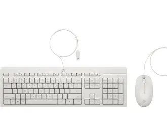 HP WIRED KEYBOARD WHITE