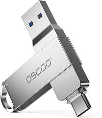 OSCOO 2-IN-1 FLASHDRIVE USB 3.1 GEN1 & TYPE C 32GB