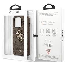 IPHONE 13 GUESS 4G CASE-BROWN
