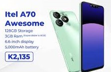 ITEL A70 3GB+128GB