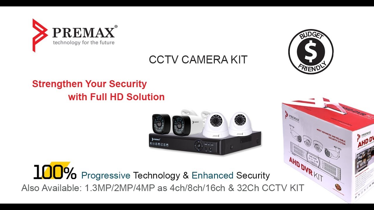 PREMAX CCTV KIT PM-DVR240 (NO HDD)