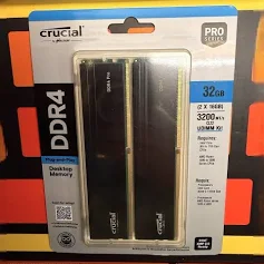 32GB DDR4 DESKTOP RAM