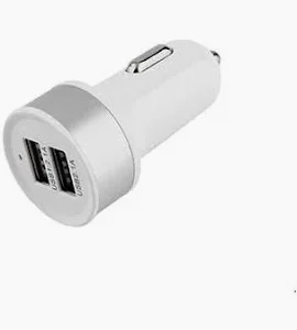 BUDI CAR CHARGER 2 USB PORTS M8J109 WHITE
