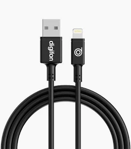 DIGIFONE CHEETAH USB C- TO LIGHTNING 2M CABLE BLACK