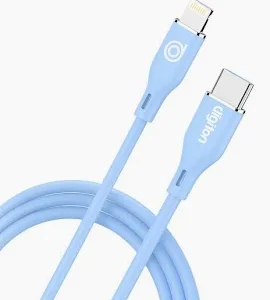 DIGIFONE SILICONE USB C TO LIGTHNING 2M CABLE COBALT BLUE