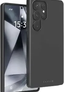 Levelo Iris Liquid Silicone Case For Samsung S25 Ultra – Black