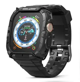 ST01 TPU BLACK SMART WATCH
