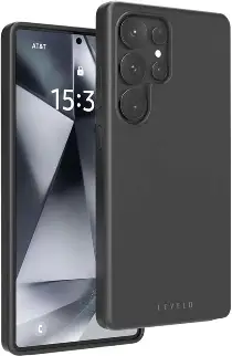 Levelo Iris Liquid Silicone Case For Samsung S25 Ultra – Black