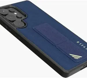 Levelo Morphix Leather Case For Samsung S25 Ultra – Blue