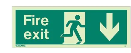 FIRE EMERGENCY SIGNAL EXIT