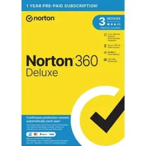 NORTON 360 DELUXE 3 DEVICES, 1 USER (1Y)