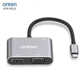 ONTEN USB C TO HDMI/VGA/USB(OTN-95112)