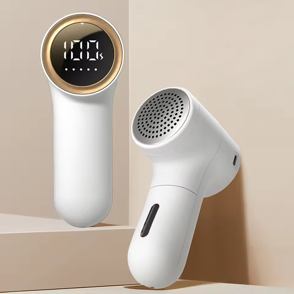 PORODO RECHARGEABLE LINT REMOVER 600MAH 6 BLADES – WHITE