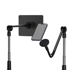 Porodo Lazy Man Stand With Magnetic Suction 92Cm – Black
