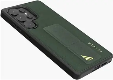 Levelo Morphix Leather Case For Samsung S25 Ultra – Green