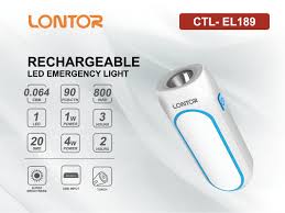 LONTOR RECHARGEABLE LED LIGHT CTL-EL189