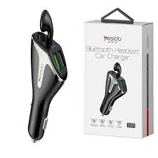 YESIDO Y37 BLUETOOTH HEADSET CAR CHARGER