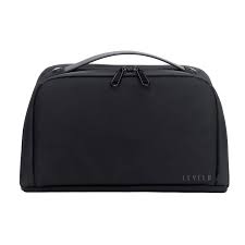 Levelo Oslo Pouch & Toiletry Bag – Black