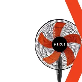 NEXUS 16 STANDING FAN- BLACK COLOR