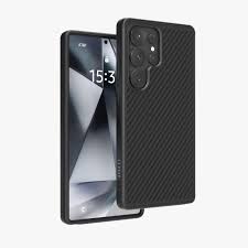 Levelo Ox Carbon Case For Samsung S25 Ultra – Black