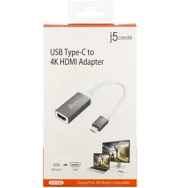 J5 USB-C To 4K HDMI ADAPTER