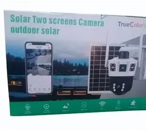 Trueview Solar Two Screen Camera With Outdoor Solar